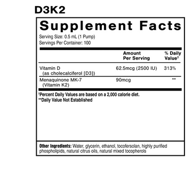 Nanoemulsion D3K2
